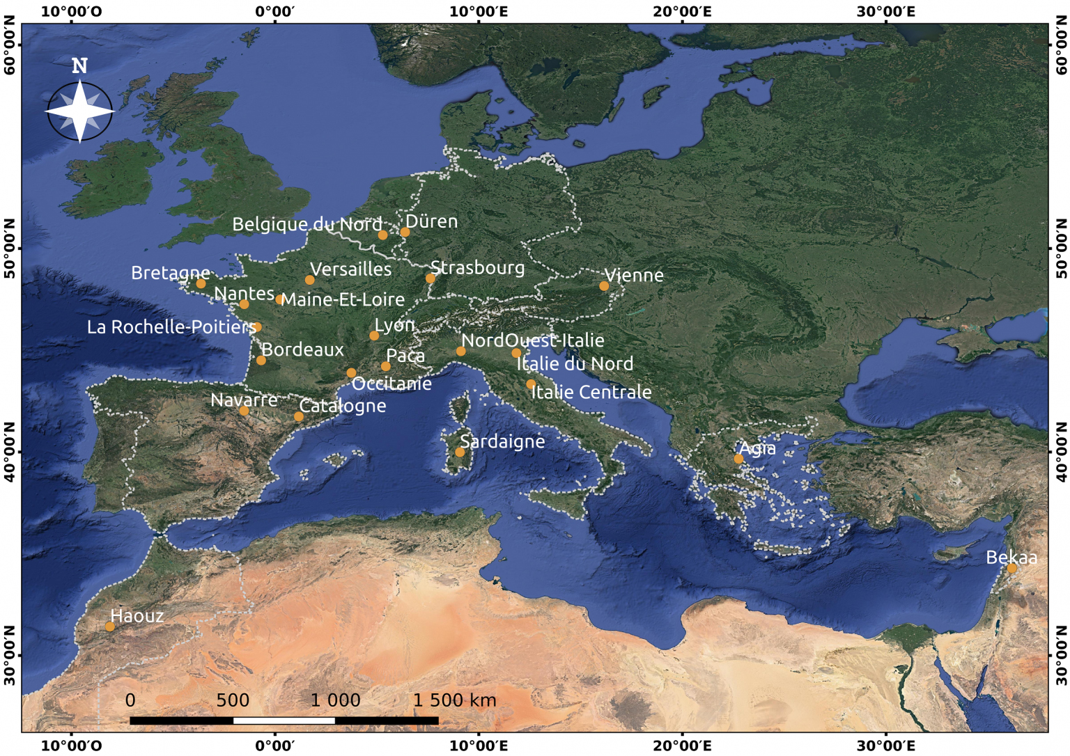 Carte CES Humidité du sol THRS THEIA