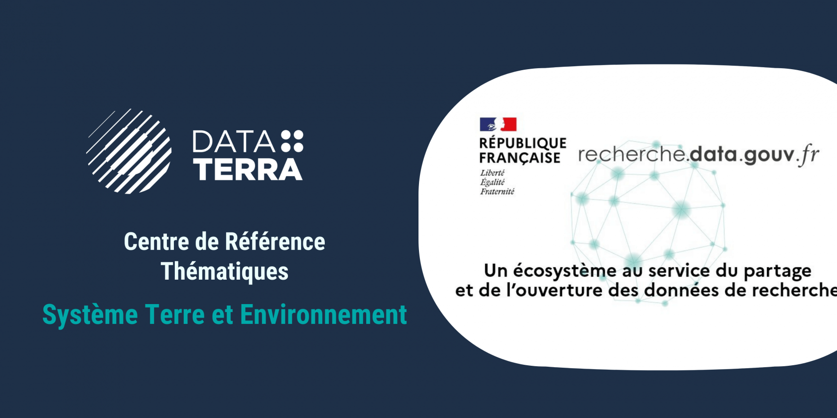 RechercheDataGouv Data Terra centre de reference thematiques systeme terre et environnement